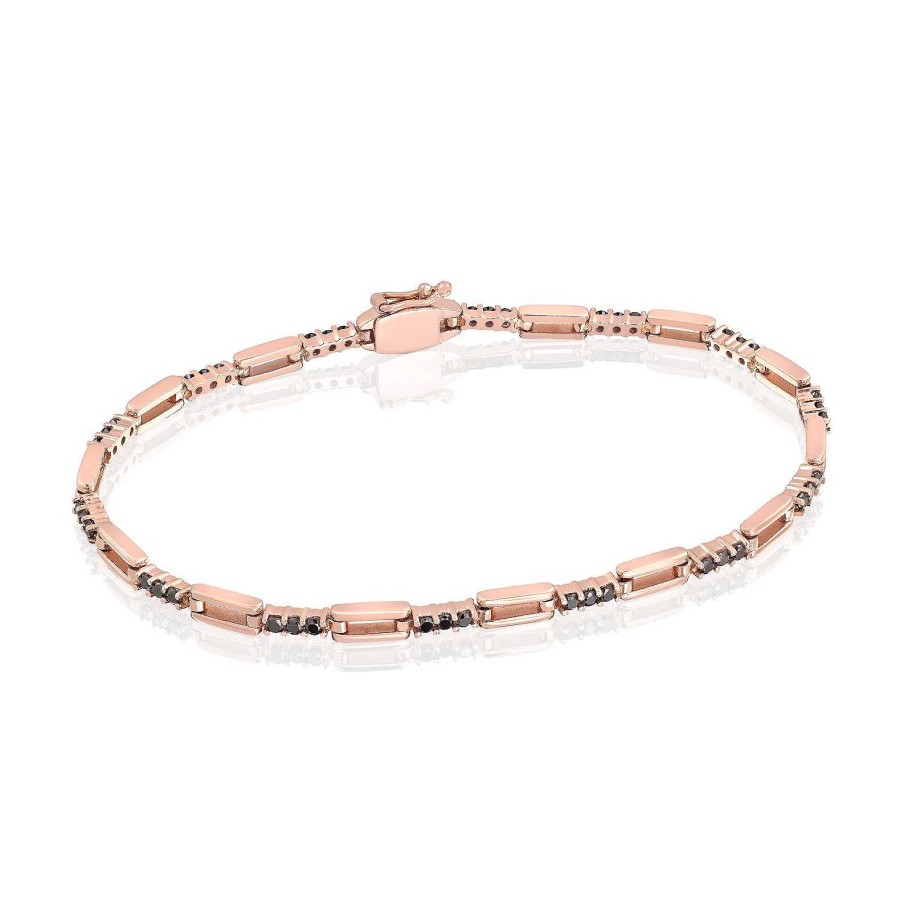 Pulsera Cisne | Pulsera De Oro Rosa