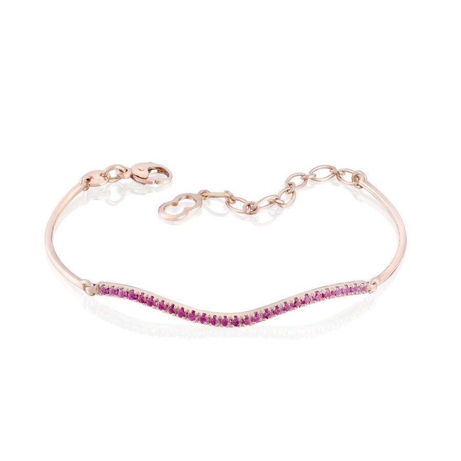 Pulsera Cisne | Pulsera De Oro Rosa