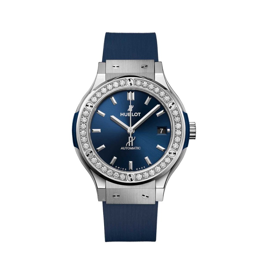 Relojes Hublot | Hublot Classic Fusion Titanium Blue Diamonds