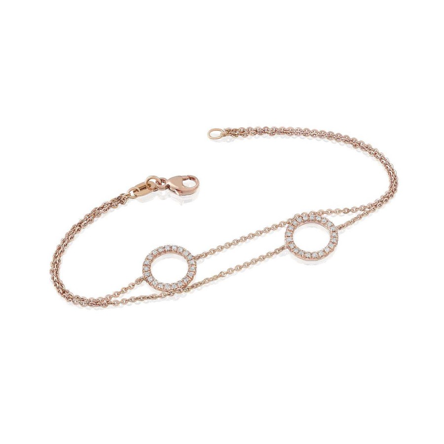 Pulsera Cisne | Pulsera De Oro Rosa