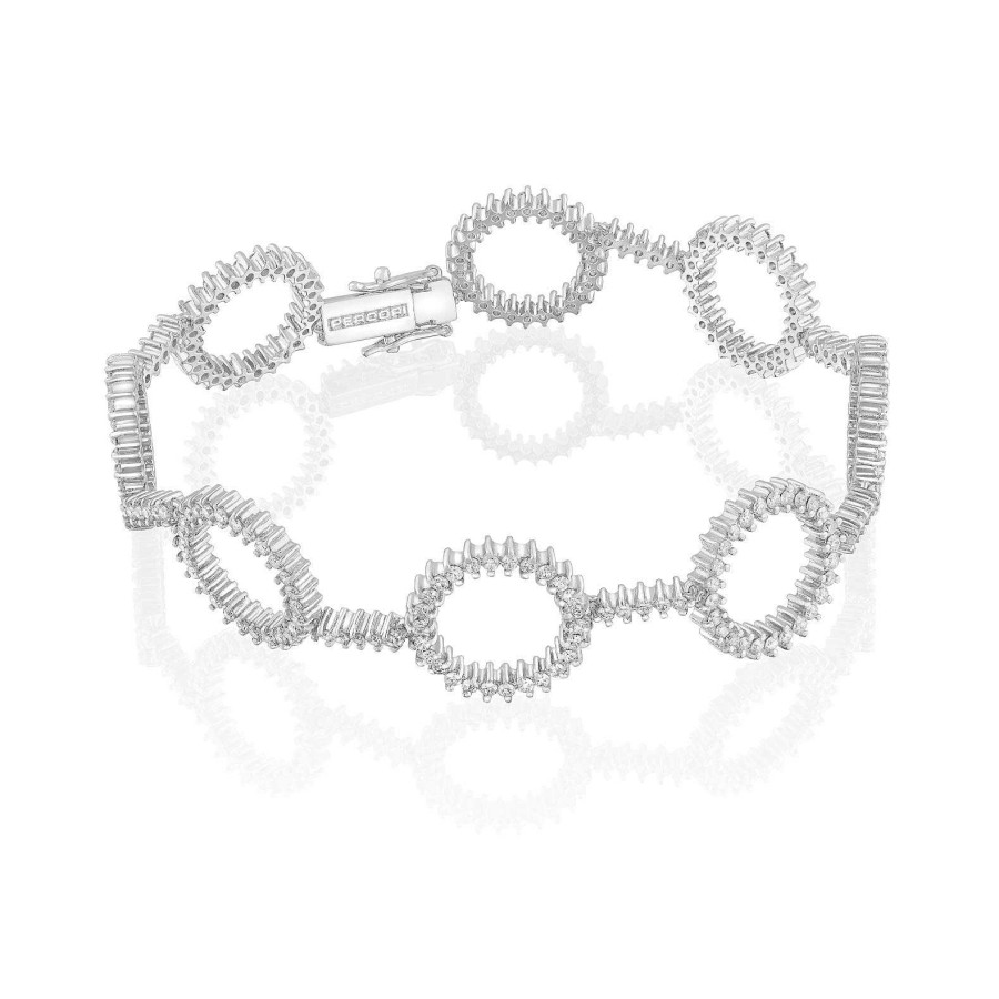 Pulsera Cisne | Pulsera De Oro Blanco