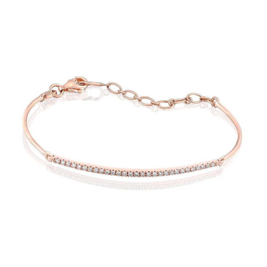 Pulsera Cisne | Pulsera De Oro Rosa