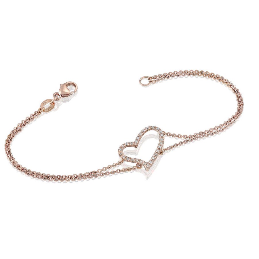 Pulsera Romántica | Pulsera De Oro Rosa