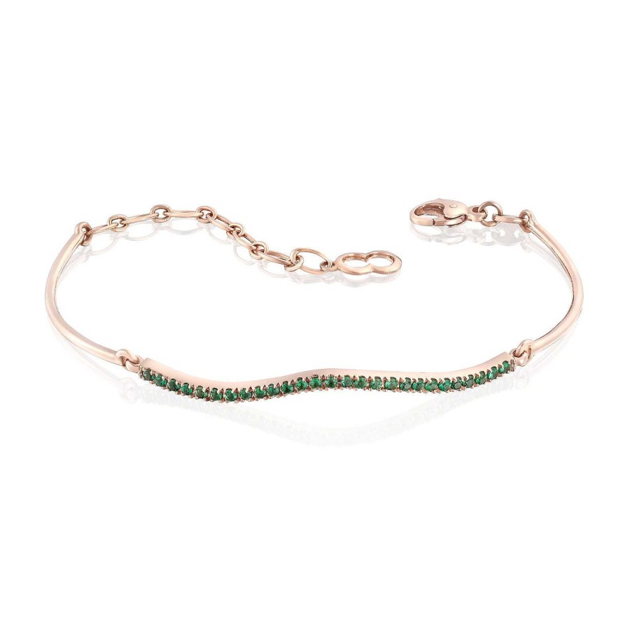 Pulsera Cisne | Pulsera Oro Rosa