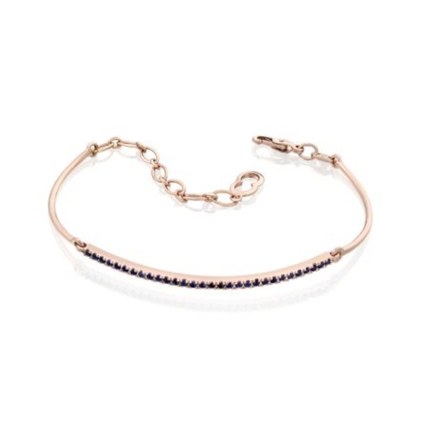 Pulsera Cisne | Pulsera Oro Rosa