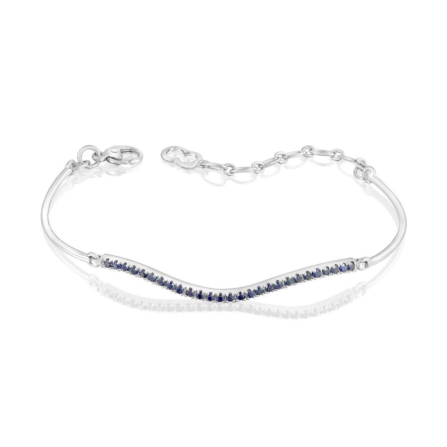 Pulsera Cisne | Pulsera De Oro Blanco