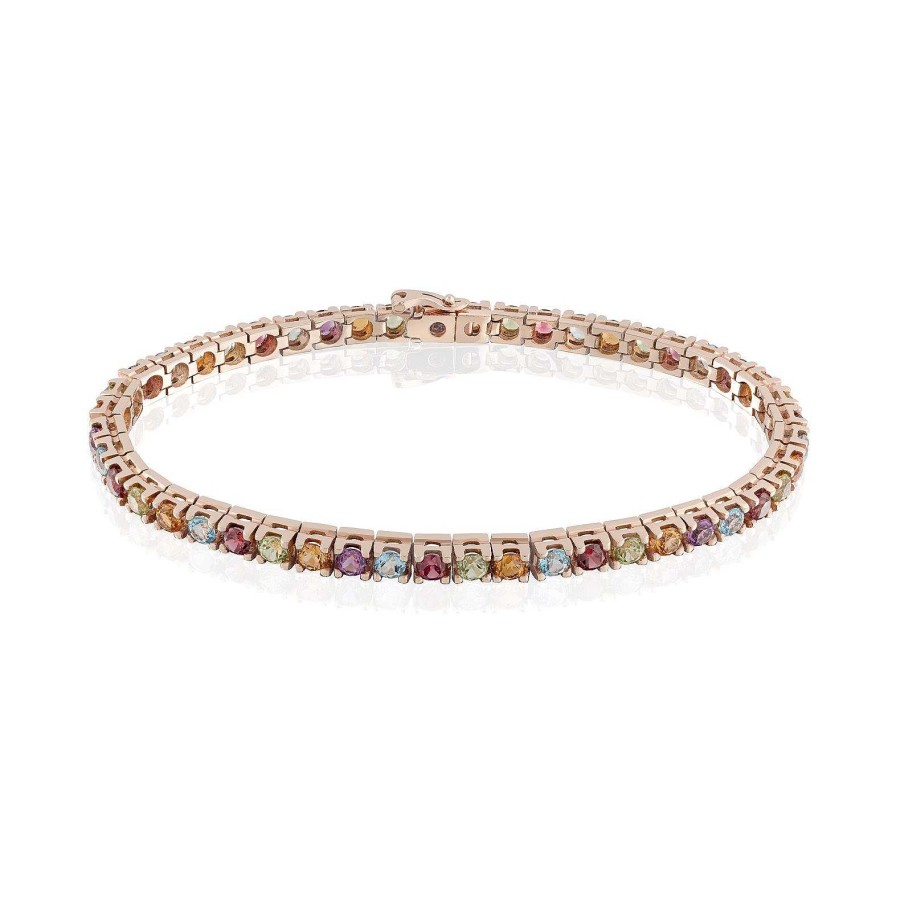 Pulsera Luces de Color | Pulsera De Oro Rosa