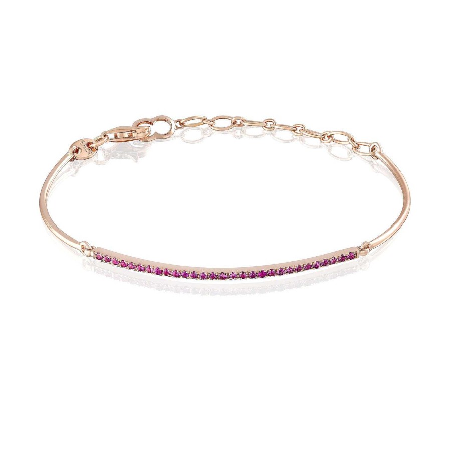 Pulsera Cisne | Pulsera De Oro Rosa