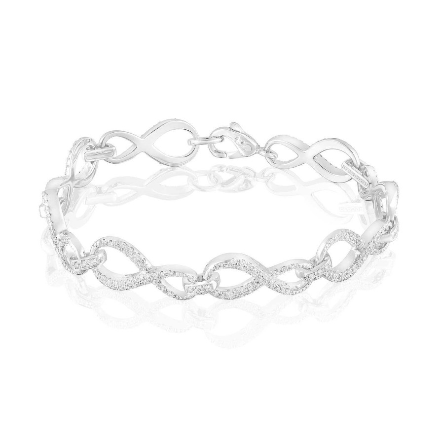 Pulsera Iduna | Pulsera De Oro Blanco