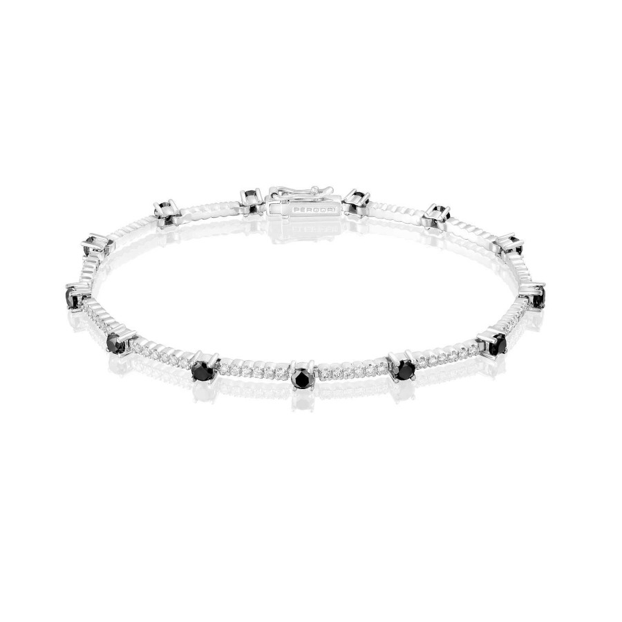 Pulsera Cisne | Pulsera De Oro Blanco